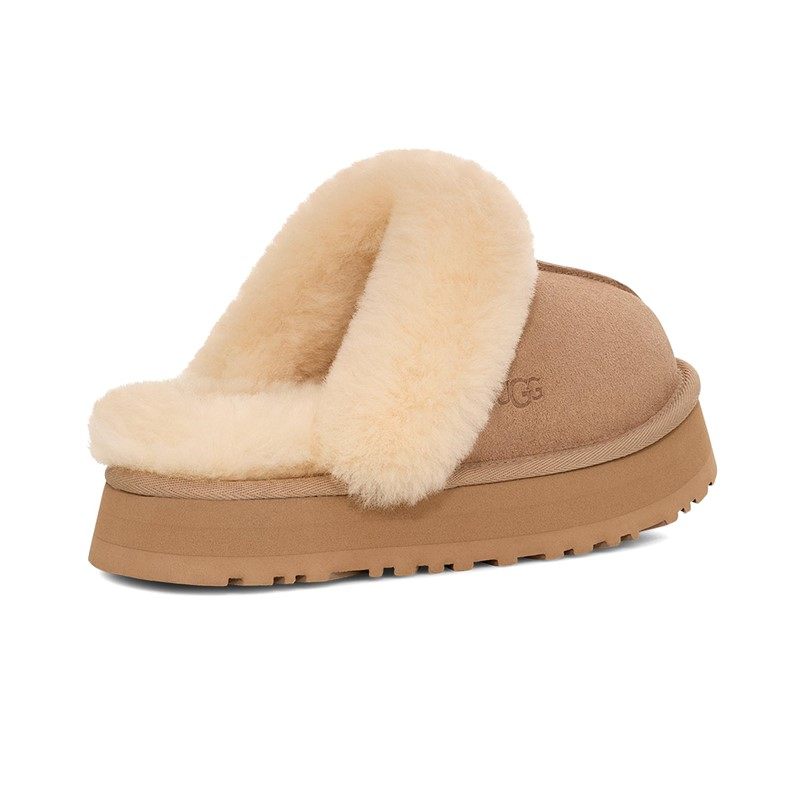 UGG女鞋拖鞋包头拖鞋Disquette厚底毛绒拖鞋加绒加厚厚底保暖秋冬,淘宝优惠券,粉丝福利购,淘宝优惠卷