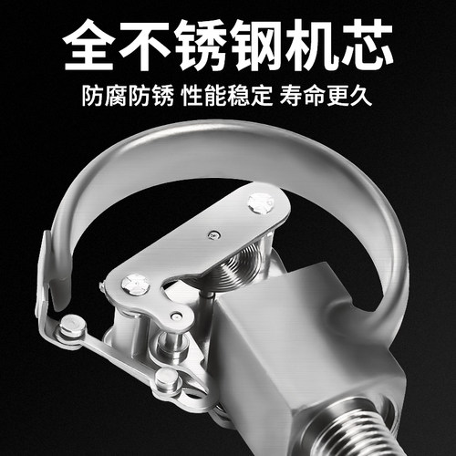 伊莱科YTN-60BF全不锈钢耐震压力表防腐防锈耐高温抗震压力真空表 - 图1