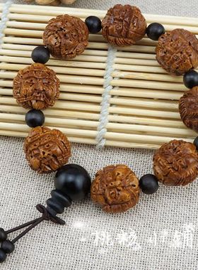 桃核手串手链精品钟馗十八罗汉