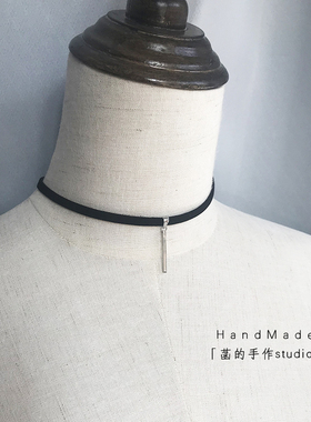 男士项圈禁欲脖带颈带女项链脖颈