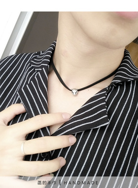 豹子头禁欲帅气脖带防生锈项链