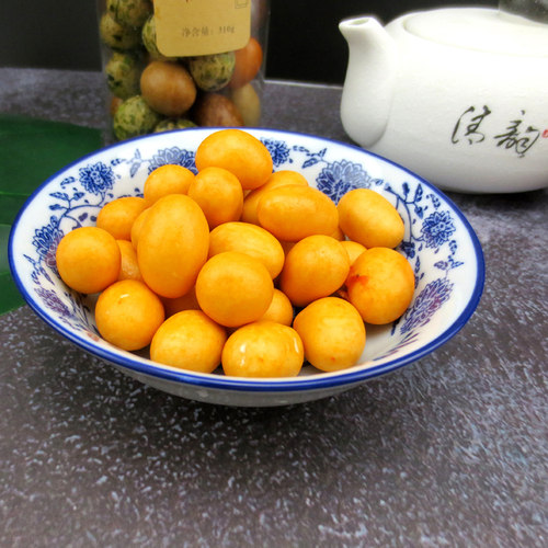 珈璎小刁哥鱼皮花生270g罐装厦门特产80后怀旧零食多彩豆日本豆 - 图1