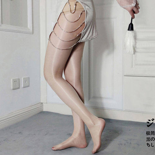 油亮极光超薄裸感黑丝袜高光连裤袜 西孚连裤袜/打底袜