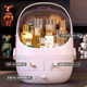 Internet celebrity desktop dust-proof large-capacity cosmetics storage box