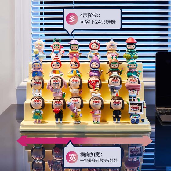 Kaman figure doll transparent display box