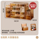 Kaman small brown box glass cosmetics storage box