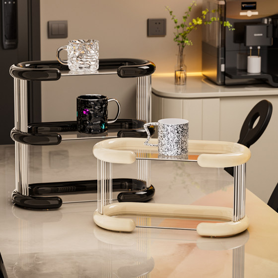 Desktop cup holder multi-layer mug storage rack