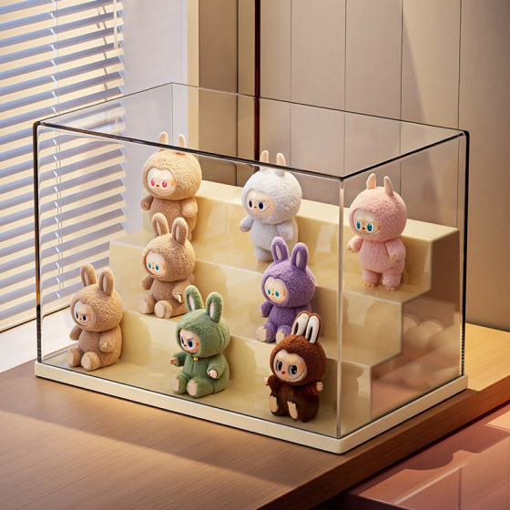 Labubu display box acrylic figure storage box