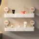 Bathroom storage rack without drilling sink storage rack