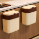 Kitchen trash can, hanging bend-free kitchen waste bucket