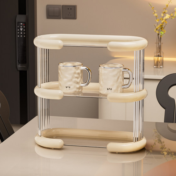 Desktop cup holder multi-layer mug storage rack