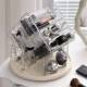 High-end cosmetics storage box rotating makeup brush barrel