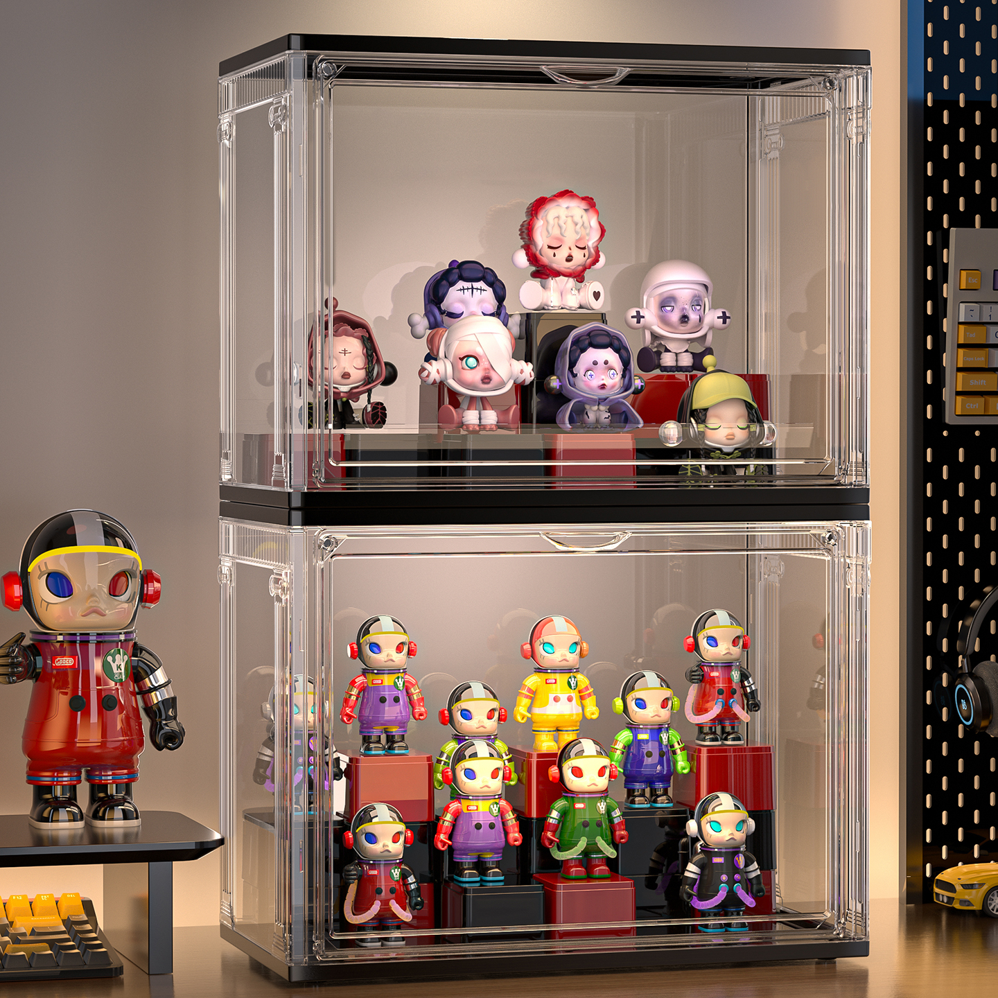 Building block blind box storage display rack