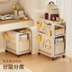 School bag storage rack movable trolley under the table sliding cabinet book storage rack home school bag artifact