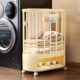 Large-capacity dirty clothes basket household partition dirty clothes basket mobile