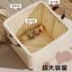 Plush toy storage basket for baby dolls, large capacity storage box for building blocks and toys