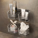 Abandoned face wash towel storage box, wall mounted bathroom sink, used secondary cotton soft wipes, bathroom storage rack