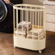 Large-capacity dirty clothes basket household partition dirty clothes basket mobile