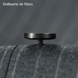 [Aoya] Мужская двойная светящаяся шерстяная шерстяная одежда Деловая одежда Страница Shanxi Slim Supt Jacket Grey Top Men