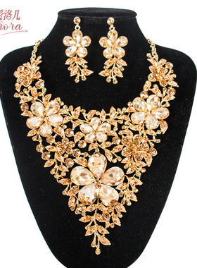 晚礼服宴会项链耳环