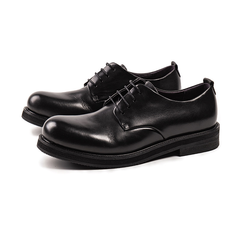 Howar Wilf英伦手工皮鞋男商务休闲男鞋真皮大头鞋正装婚鞋男厚底,淘宝优惠券,粉丝福利购,淘宝优惠卷