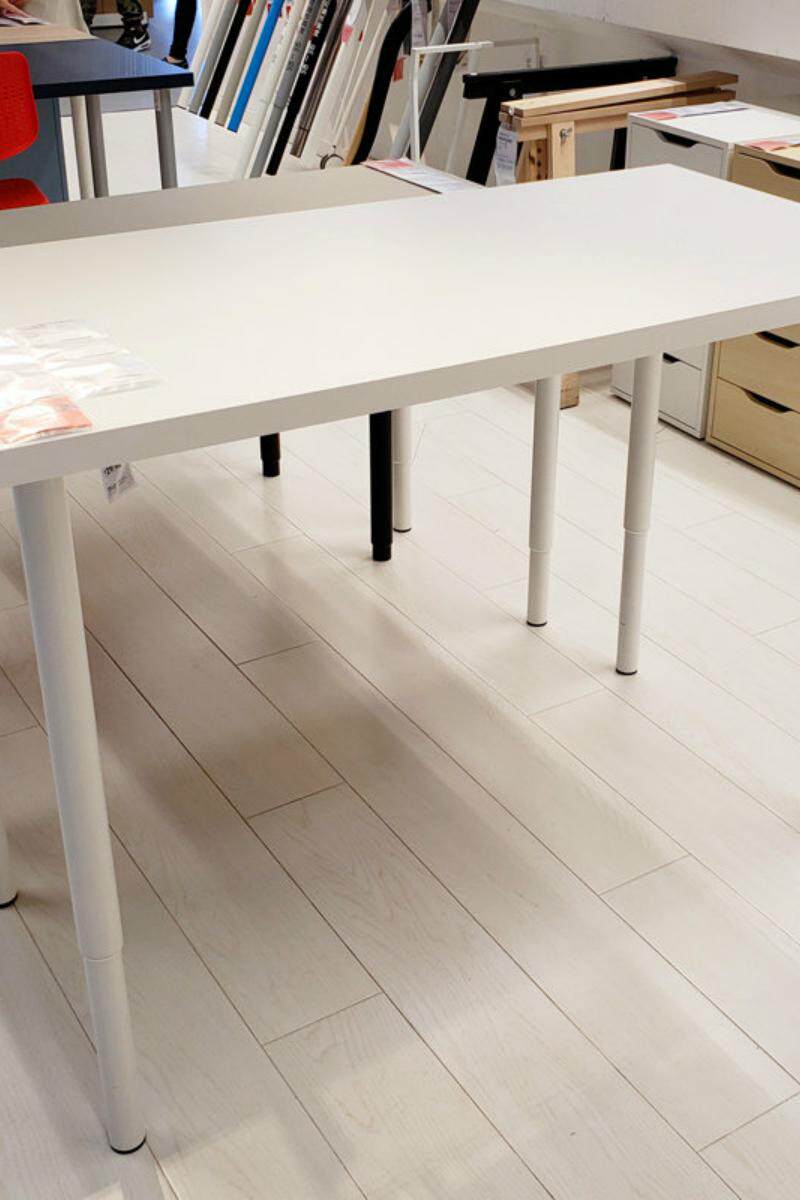 ikea宜家代购利蒙桌子书桌家用电脑桌升降学习桌学生写字桌卧室桌