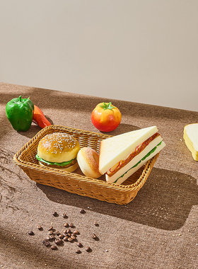 仿真面包食物模型道具幼儿玩具回弹食品摆件橱柜样板房摆设拍摄