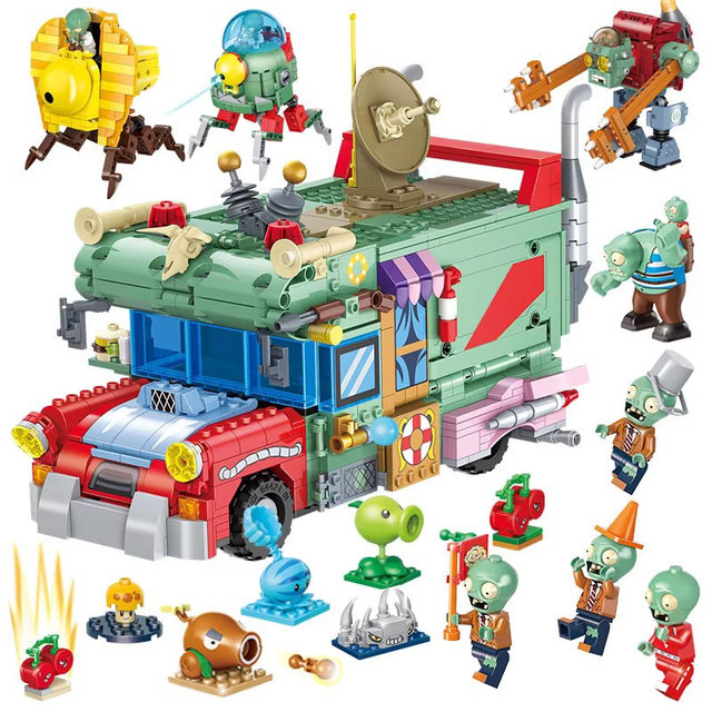 Plants vs. Zombies building blocks for children and boys gifts