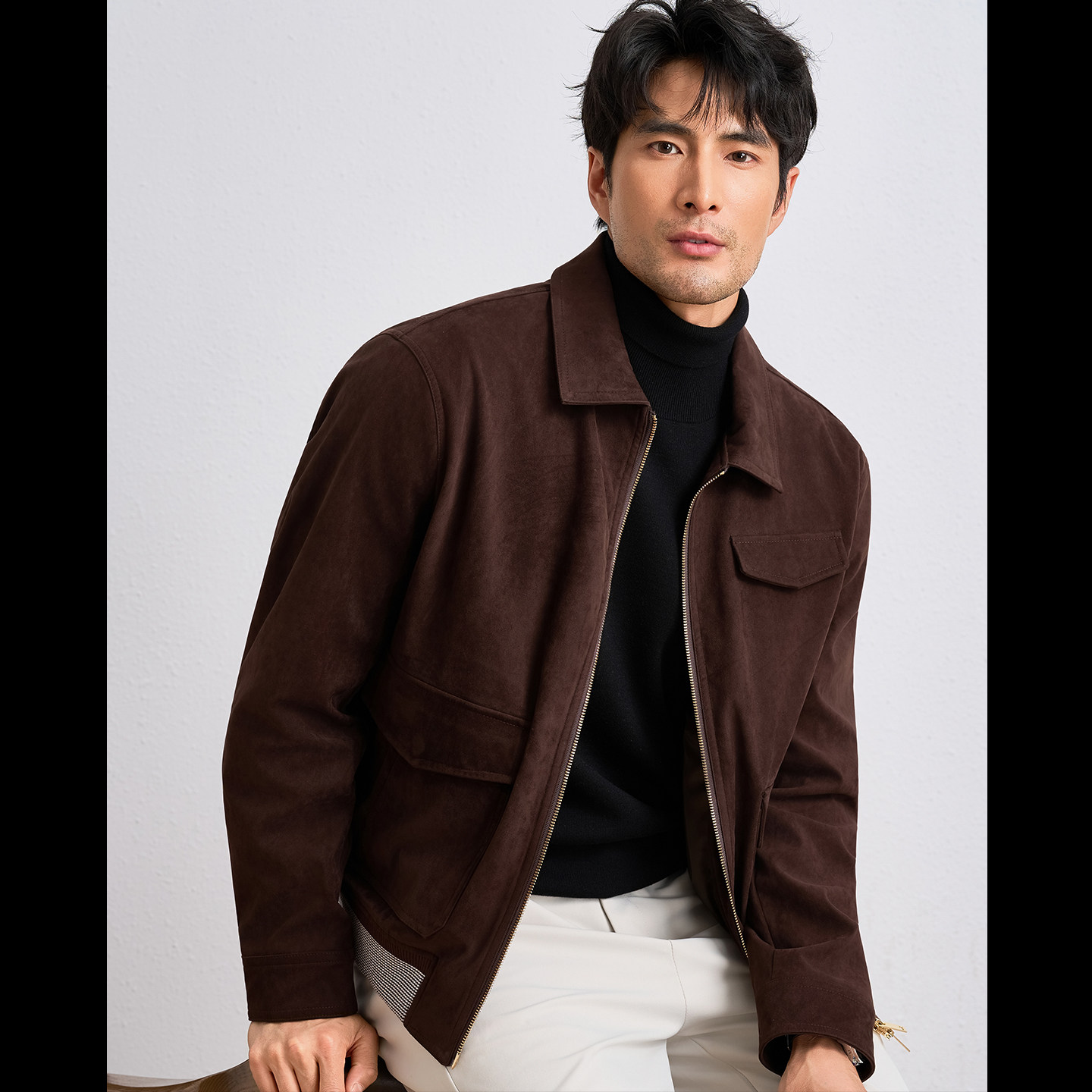 豺狼的日子小雀斑同款皮衣中年男皮衣2025秋冬季皮夹克老钱风外套,淘宝优惠券,粉丝福利购,淘宝优惠卷