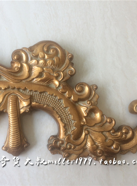 雕花做旧挂饰床头欧式风装饰品