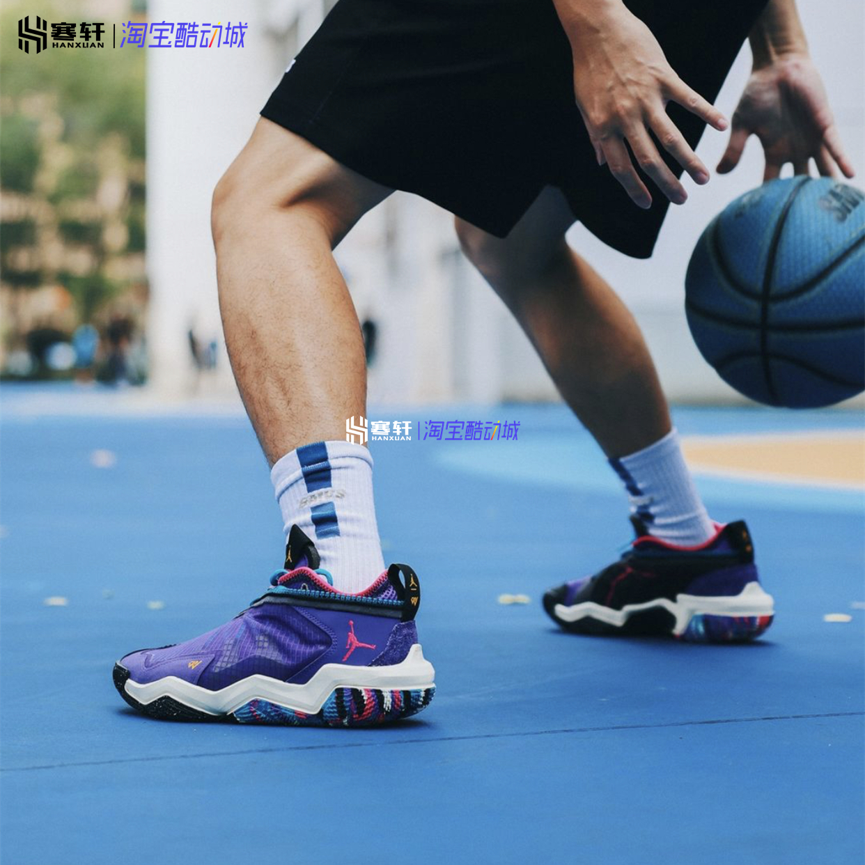 Air Jordan Why Not.6 威少AJ男子低帮气垫实战篮球鞋 DO7190-460 - 图2