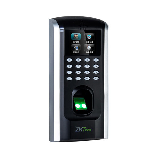 zkteco/熵基科技f7plus门禁指纹考勤一体机打卡签到单双门玻璃门禁系统刷卡密码打卡机磁力锁电插锁门禁 - 图1
