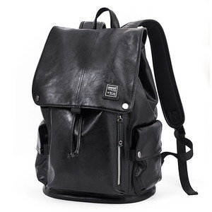 yok双肩包男潮流ins日系大学生书包简约大容量电脑包时尚休闲背包