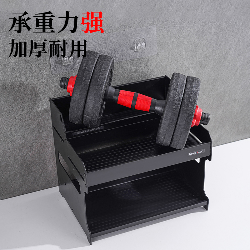 厨房置物架调料盒调味瓶罐组合套装家用壁挂式盐酱油醋收纳盒架子