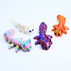 3D printing simulated fox model stall decorations children's toys collection animal joints movable model gifts