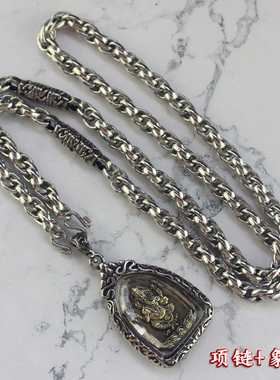 钛钢甄子丹明星同款佛牌链不掉色