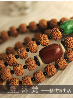 尼泊尔菩提子大气男女款佛牌链