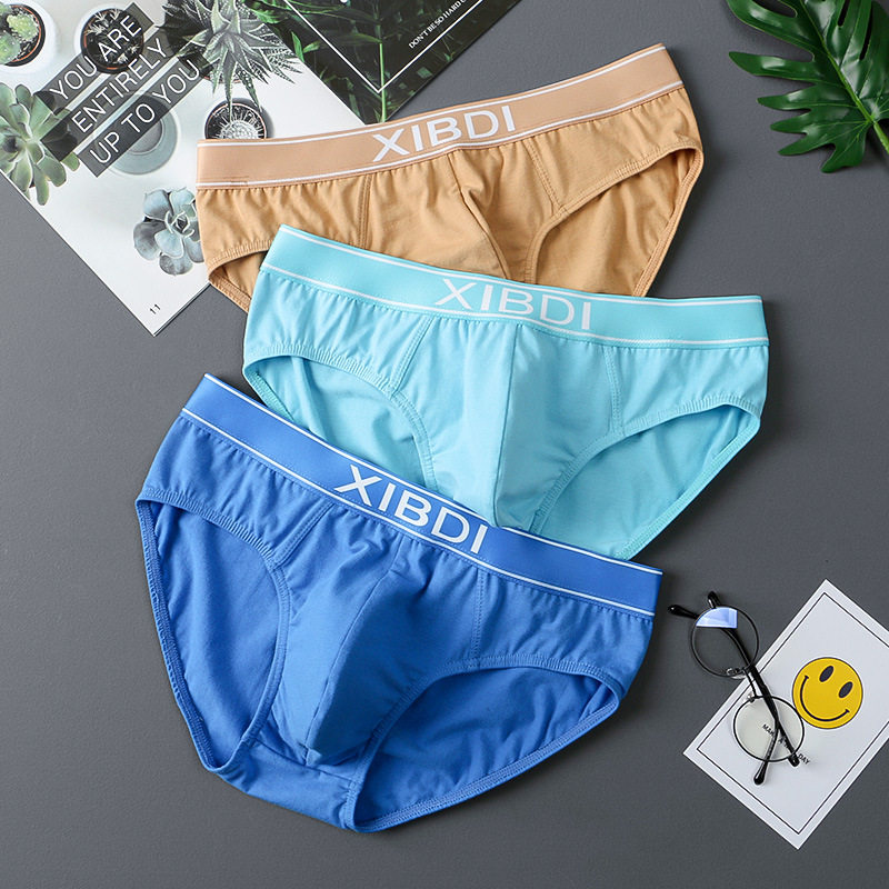 男士内裤三角裤纯棉透气裤衩潮流U凸个性男生短裤性感舒适裤头夏,淘宝优惠券,粉丝福利购,淘宝优惠卷