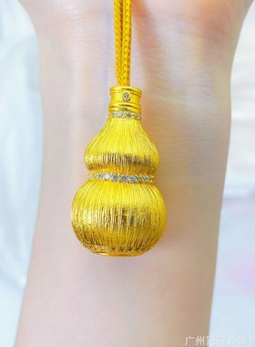 金店同款古法沙镶钻花丝葫