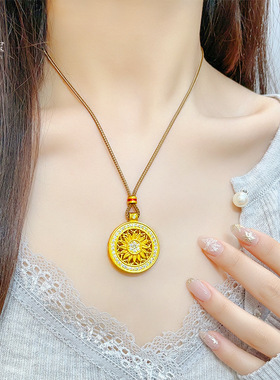 金店同款沙古法点钻镂空太