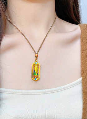 金店同款沙珐琅彩千里江山