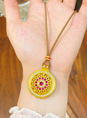 韦雪同款沙金古法点钻玫瑰