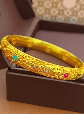 金店同款沙花丝珐琅皇后手