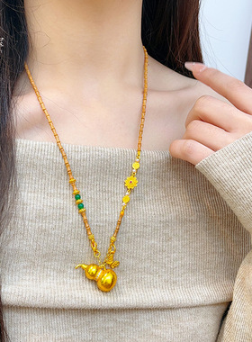 新中式古法沙金拉丝腰钻葫