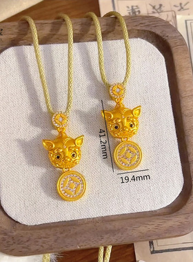 金店同款沙古法点钻招财貔