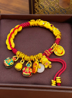 韦雪同款沙金点钻锤纹弯管