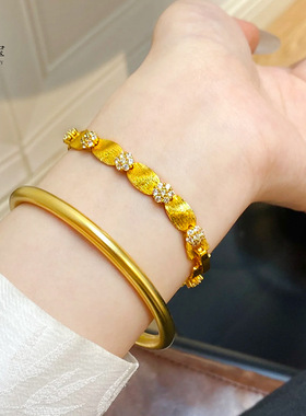 金店同款沙爆闪点钻拉丝花