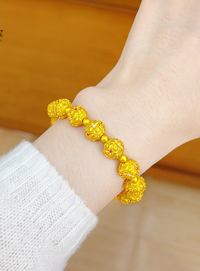 金店同款古法沙999桂花绣