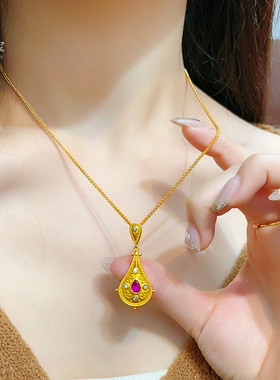 金店同款沙点钻如意琵琶吊