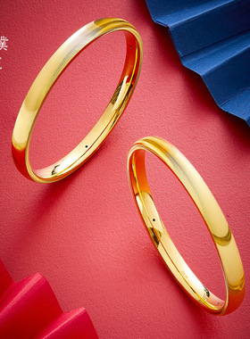 金店同款古法沙猫眼手镯素